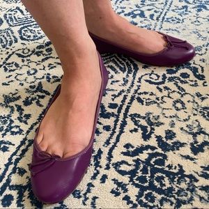 Purple J Crew Flats - 8.5